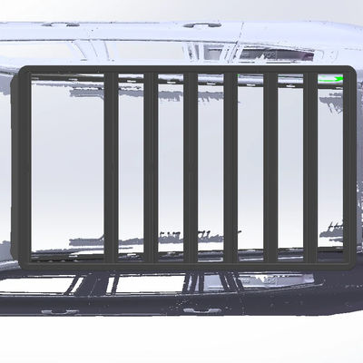 Aluminium-Auto-Dachträger für Toyota LC300 Lang 2270*1300mm Pulverbeschichtung Oberfläche