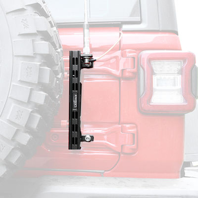 Aluminiumlegierung Flaggenpfostenhalter und Funkdrahthalter für Jeep Wrangler JL Gladiator