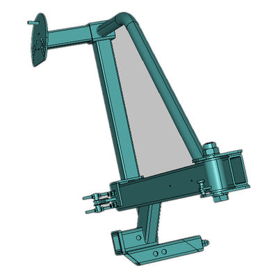 Offroad-Schwarz-Ersatzradträger, entworfen und hergestellt von Custom Metal Fabrication