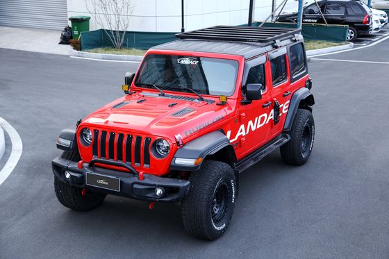 Elektrophorese Gepäckträger Auto-Dachträger AL6063 für Jeep Wrangler Rubicon von JL