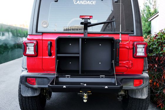 6063 Aluminium Jeep Wrangler JL JK Heckschranke für die Außenlagerung im Gelände