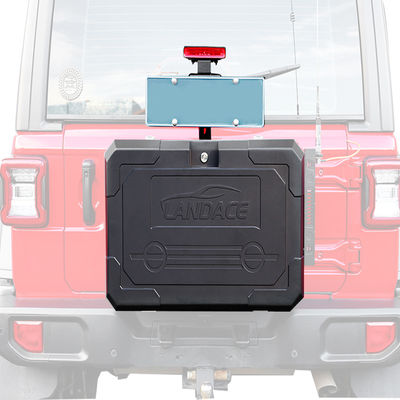 Elektroplattierung Offroad Aluminiumlegierung Außenzubehör für Jeep Wrangler JK JL JT TANK 300 Tail Gate Storage Box