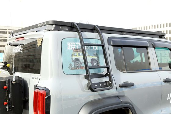 Elektrophoresis Auto Seitenleiter Aluminiumlegierung Dachregal Seitenleiter