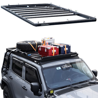 SS304 Rückgratmontage 4X4 Tank 300 Zubehör Aluminiumlegierung Niedrigprofildach Bahn Korb Frachtwagen Dachregale für GWM