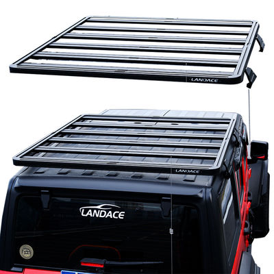 Leichtgewicht Schwarz 4x4 Aluminiumoxid Dachträger Jeep Wrangler JL mit 25 kg Kapazität