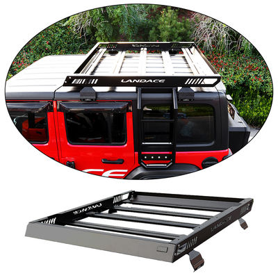 Landace Auto Dach Cargo Carrier Aluminium Dach Korbträger mit Seitenleiter