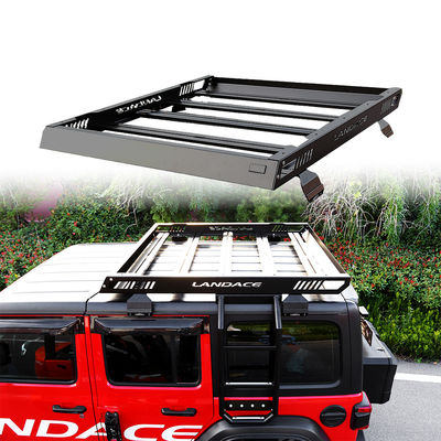 Landace Auto Dach Cargo Carrier Aluminium Dach Korbträger mit Seitenleiter