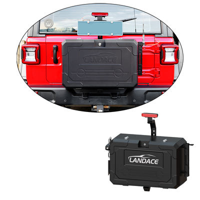 2016-2018 Landace 4x4 Außenzubehör Hinterhalte Aluminium-Speicherwerkzeugbox für Jeep