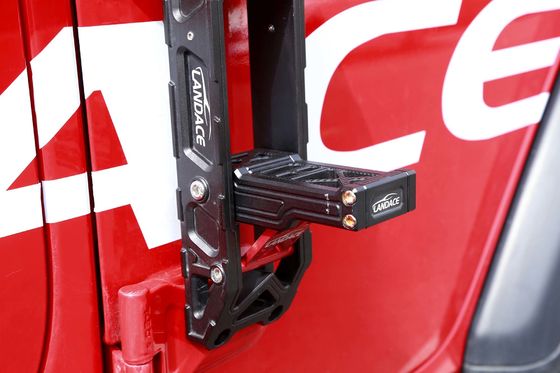 Schwarz-Rot Aluminium Fußpedal für Jeep Wrangler JL 4x4 Off-Road Camping-Zubehör