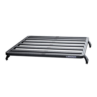Schwarz-Pulver-beschichtetes Dachregal für LC79 23,5 kg Kapazität Universal 4WD Aluminium