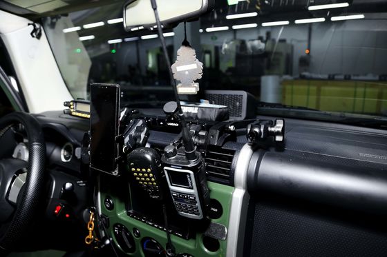 FJ Cruiser 6 Gang Wireless Car Switch Panel mit Telefonhalter und Konsolehalter