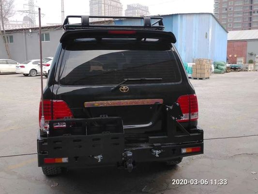 - Hergestellt aus Stahl Bull Bar Vorder-Hinterbumper für Toyota Land Cruiser Robust und langlebig