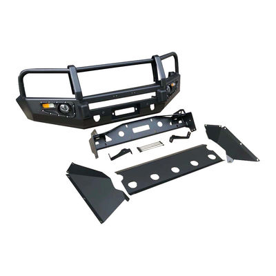 2009-2024 Volkswagen Amarok Winch Bull Bar Vorderbumper Hinterbumper mit Reifenträger Jerrycan Halter Schutz und Dekoration
