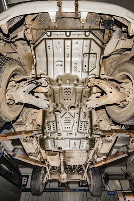 Aluminiumlegierung Skid Platten für Toyota Unterschirm Unterkörperschirm LC100 Motorabdeckung