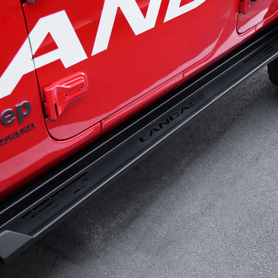 Universale Aluminiumlegierung Seitenbahnen und Schutzschritte für Jeep Wrangler JL JK High-