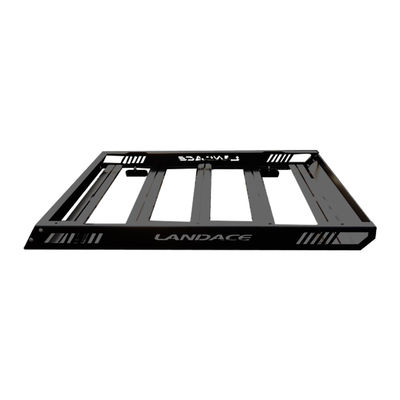 Hochschwarz-Pulver beschichtet Aluminiumlegierung Dach Cargo Carrier Korb für Jeep Wrangler