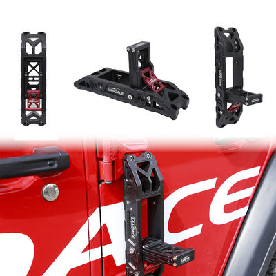 Aluminiumlegierung Hard Anodizing Autotür Schrittpedal für Jeep Wrangler JK JL Installation
