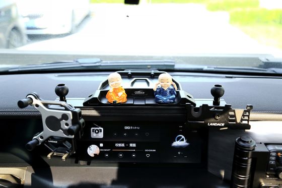 High-Multi-Funktion Teleskop-Stiel Mobiltelefonhalter für Jeep Wrangler JL JK
