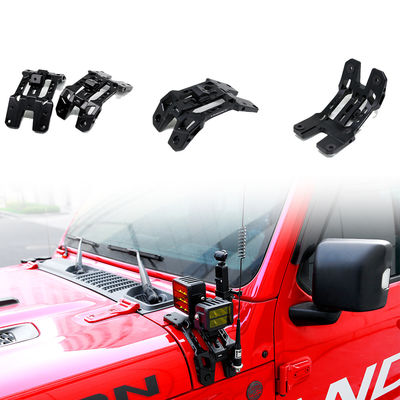 Hard Anodisierende Aluminiumlegierung Fahrzeugfahrzeugleichte Montageklammer für Jeep Wrangler JL