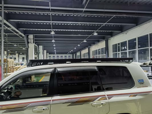 Low Profile Land Cruiser LC200 Dachrail Rack für Toyota Prado SUS304 Rückgratmontage