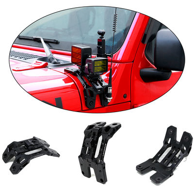 2018-2019 Jeep Wrangler JL Aluminium Hood Mount Kamerahalter mit LED-Licht