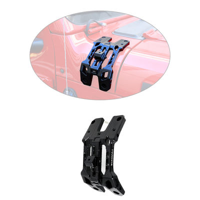 Schwarze Anodisierungsleuchtenhalter für Wrangler JL Aluminiumlegierung