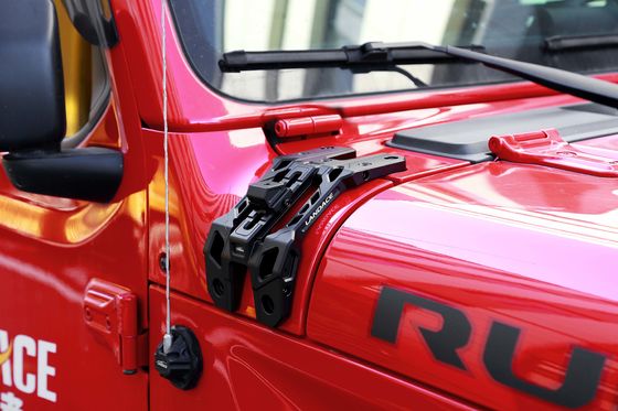 Schwarze Anodisierungsleuchtenhalter für Wrangler JL Aluminiumlegierung