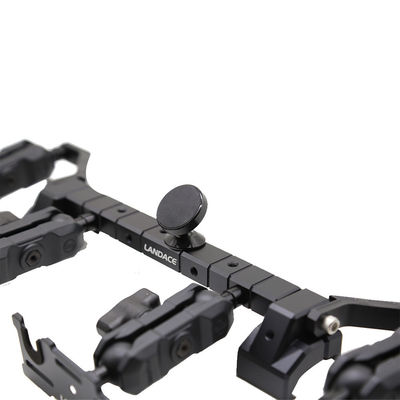 Schwarze Anodisierung Aluminium Führungsschiene für Jeep Wrangler JL auf Armaturenbrett