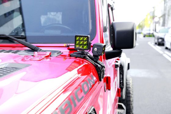 Jeep JL Schwarz Jeep Aluminiumlegierung LED Fahrlicht Halterung Eine Säule Montage Halterung
