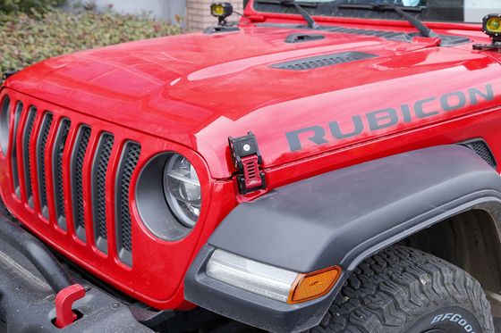 Aluminium Jeep Wrangler Jl Hood Lock OEM Jk Verriegelung von Kapuze
