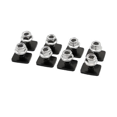 Universal schwarze Edelstahl-Augenbolze Augennuss für 4x4 Gepäckdachträger
