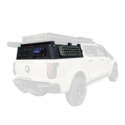 27 kg Schwarze Aluminiumlegierung Niedrigbettdach für GWM POER Pick Truck Rückendeckung Auto