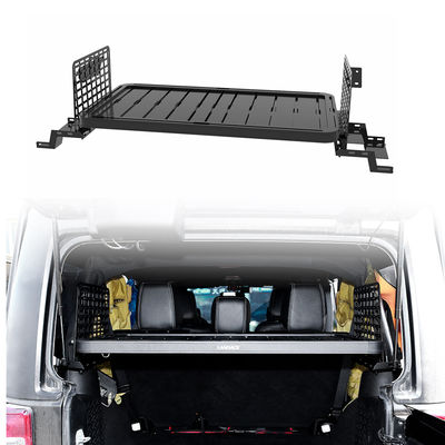 Schwarze Aluminium-Legionsschwanz Klapptisch Camping Cargo Regal Lagerrack Rückregal Einfach zu installieren