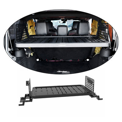 Schwarze Aluminium-Legionsschwanz Klapptisch Camping Cargo Regal Lagerrack Rückregal Einfach zu installieren
