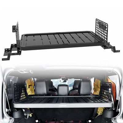 Schwarze Aluminium-Legionsschwanz Klapptisch Camping Cargo Regal Lagerrack Rückregal Einfach zu installieren