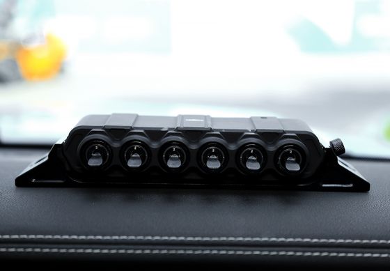 Allgemeines 4x4 Zubehör Aluminiumlegierung 6 Gang Car Switch Panel mit drahtloser Funktion