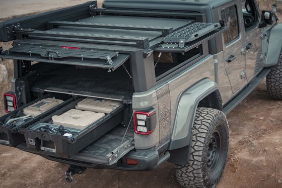 Hard Typ 4x4 Autozubehör Aluminiumlegierung Gladiator Pickup Truck Bett Hardtop Topper Canopy für Jeep
