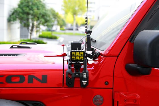 OEM akzeptiert Hoch-Aluminium-LED-Fahrlicht Halterung Eine Säule Mount für Jeep JL