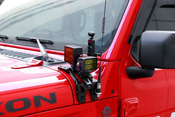 OEM akzeptiert Hoch-Aluminium-LED-Fahrlicht Halterung Eine Säule Mount für Jeep JL