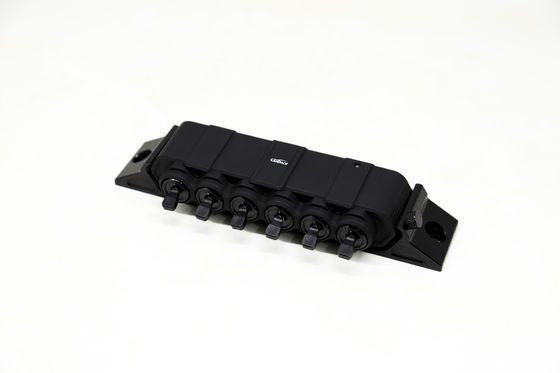 Offroad-Auto-Autoteile 6 Gang LED-Auto-Steuerungsschalter mit schwarzem drahtlosem Design