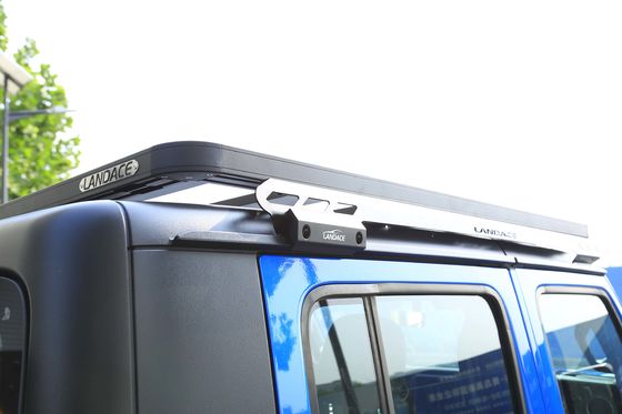 Schwarze Elektrophorese und Pulverbeschichtung Dachkorb für 4 Türen Jeep Wrangler JT