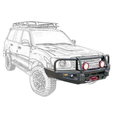 Custom Fit Stahlbodykit für Suzuki Swift Hinterstoßfänger Direktanpassung für Toyota 4Runner