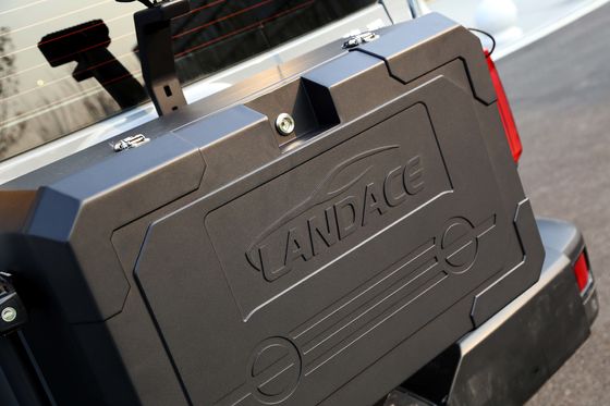 700X450X317MM Off-Road Aluminium Jeep Heckklappe Außenlager für Tank 300 BJ40