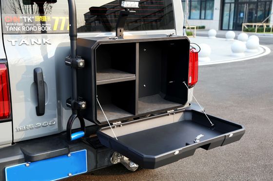 700X450X317MM Off-Road Aluminium Jeep Heckklappe Außenlager für Tank 300 BJ40