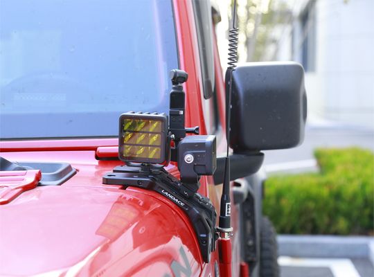 2016-2018 Wrangler leichte Montageklammern mit CNC-bearbeiteter Aluminiumkonstruktion