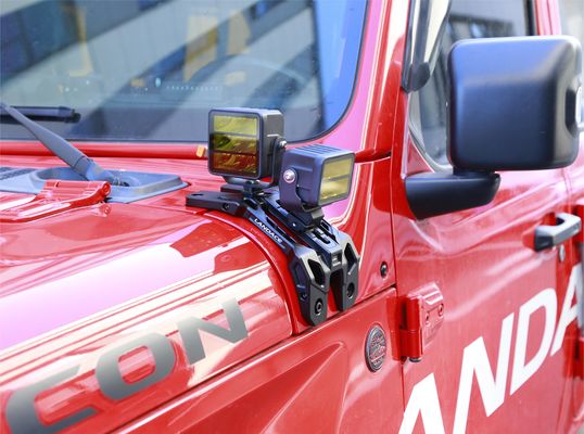 JEEP 2021- Wrangler-Leichtbefestigungsklammern CNC-bearbeitet mit langlebiger Aluminiumlegierung