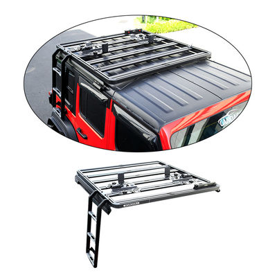 18-23 Wrangler Rubicon Jeep Dachseitenkletterer Leiter Offroad Stahlkletterleiter