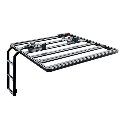 18-23 Wrangler Rubicon Jeep Dachseitenkletterer Leiter Offroad Stahlkletterleiter