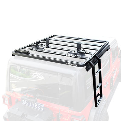 18-23 Wrangler Rubicon Jeep Dachseitenkletterer Leiter Offroad Stahlkletterleiter