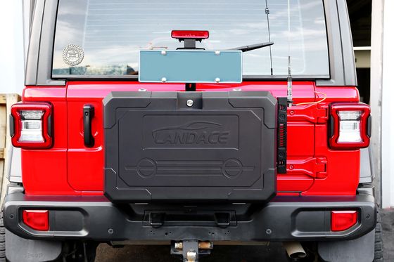 JEEP Camping Off-Road Heckschranke Lagerung Werkzeugbox Aluminiumlegierung Hinterstange Box Anbringung